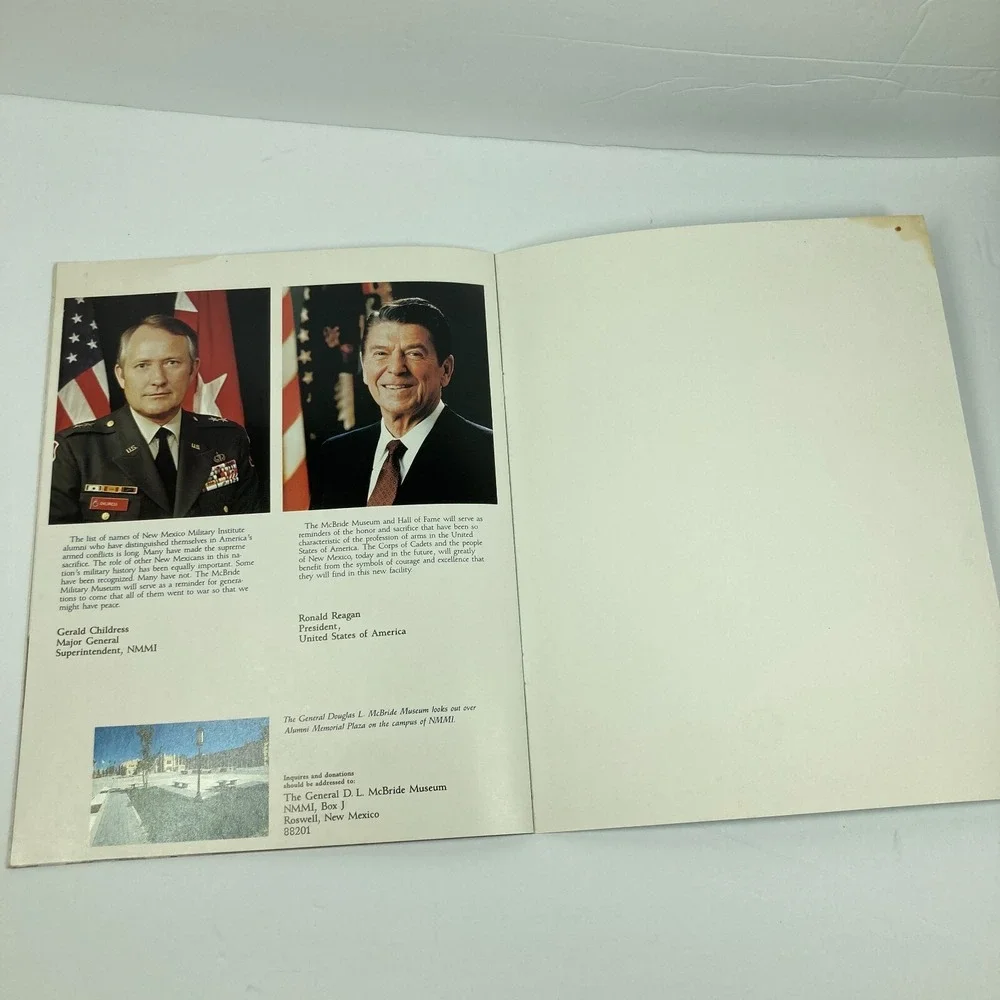 NMMI Alumni Museum Booklet Stapled Paperback‎ New Mexico Military Institute 8x11